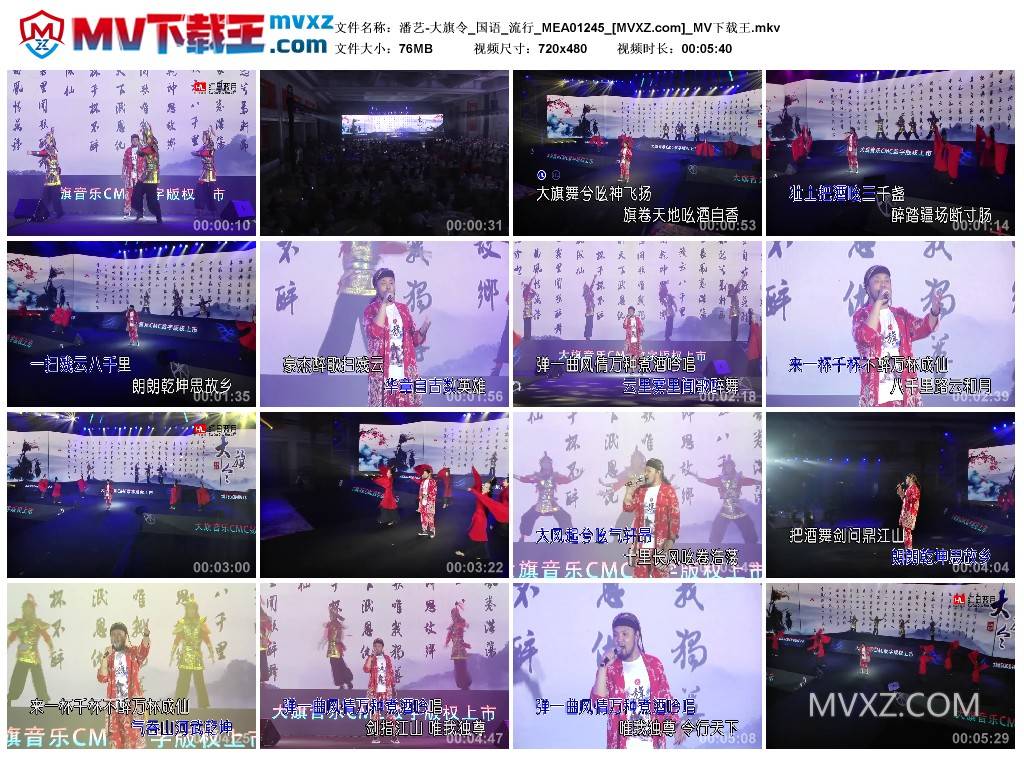 潘艺-大旗令_国语_流行_MEA01245